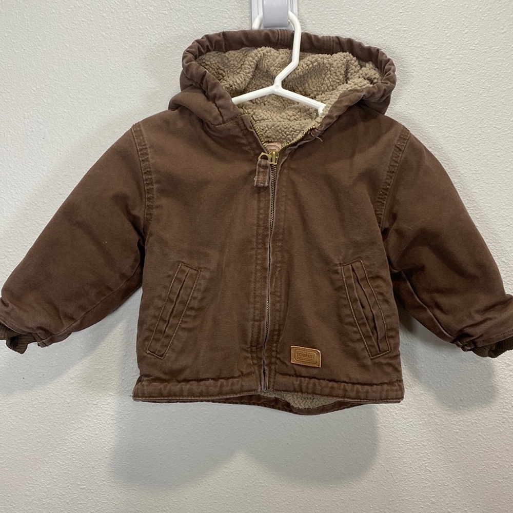 Schmidt workwear brown‎ jacket fleece lined